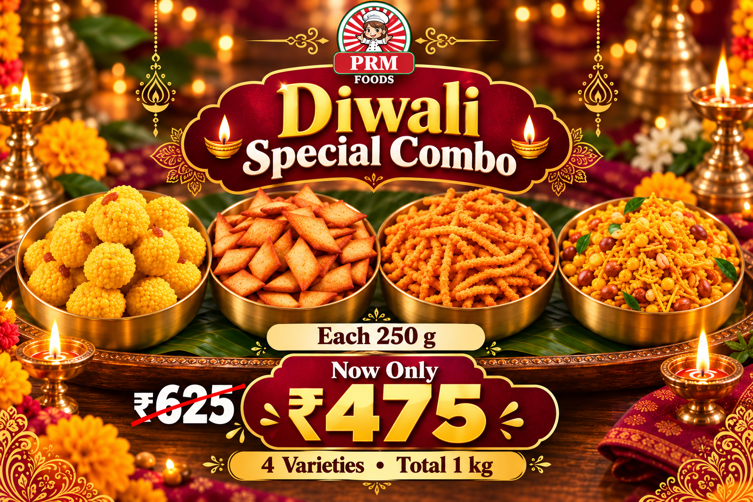Diwali Special Combo Snack Banner